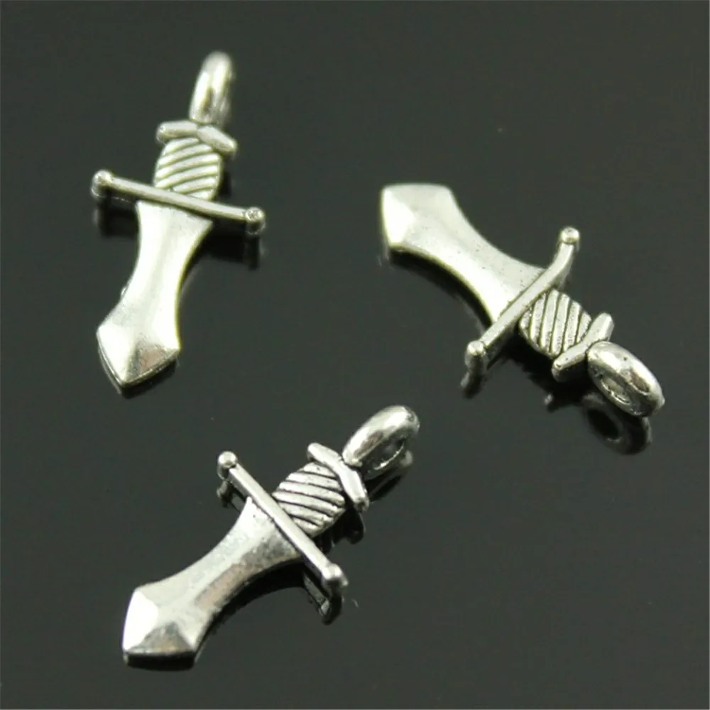 20pcs Charm Small Sword Sword Dagger Pendant Charms For Jewelry Making Antique Silver Sword Charms 8x16mm
20pcs Charm Small Sword Sword Dagger Pendant Charms For Jewelry Making Antique Silver Sword Charms 8x16mm