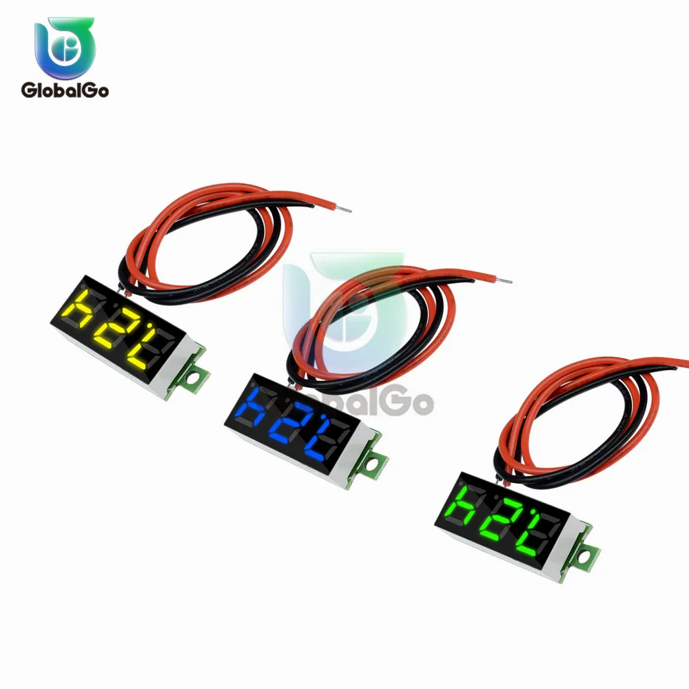 Mini Digital Voltmeter Voltage Panel Meter Gauge DC0-100V DC 2.5-30V LED Display Digital Volt Tester DC Motorcycle Car
Mini Digital Voltmeter Voltage Panel Meter Gauge DC0-100V DC 2.5-30V LED Display Digital Volt Tester DC Motorcycle Car