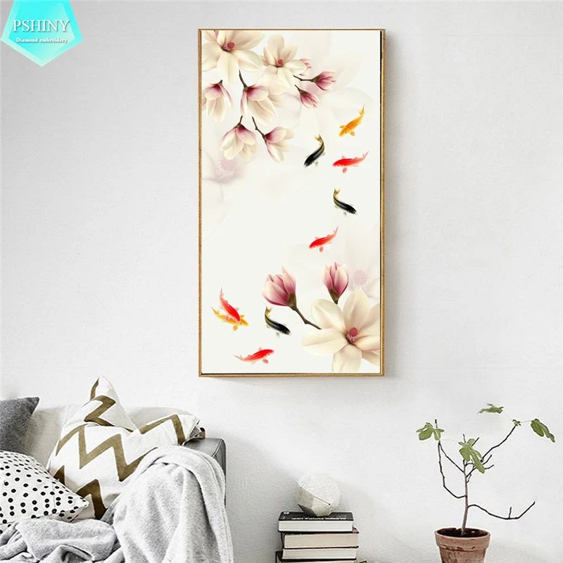 PSHINY 5D DIY Diamond embroidery sale fish and flowers Picture Full Square rhinestone kit diamond painting cross stich
PSHINY 5D DIY Diamond embroidery sale fish and flowers Picture Full Square rhinestone kit diamond painting cross stich