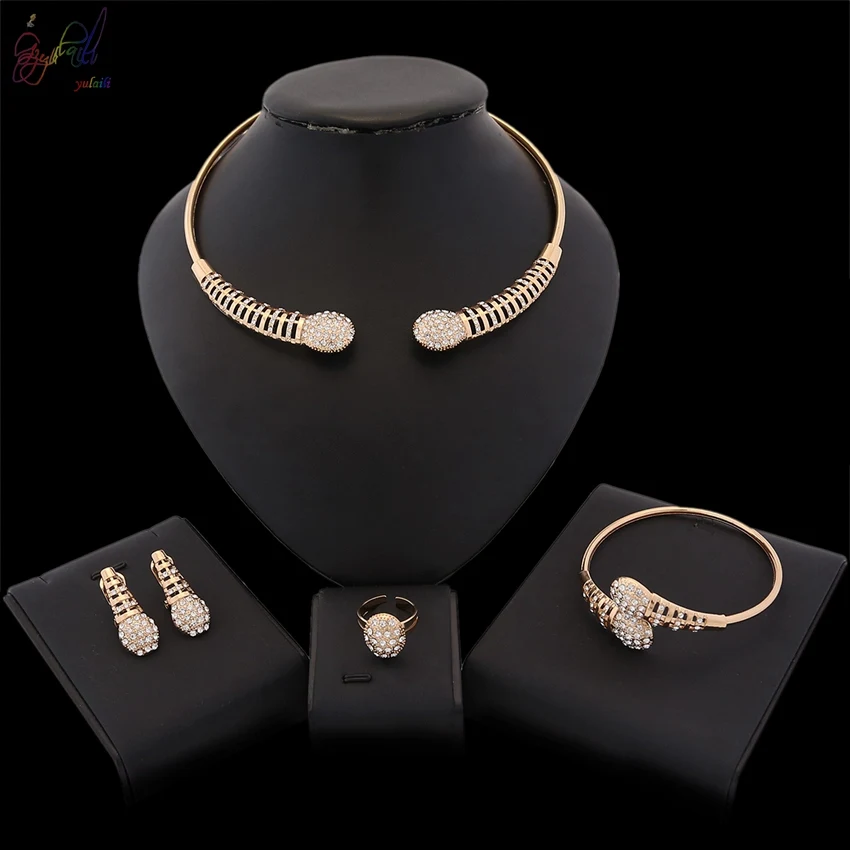 YULAILI Bridal Gift Nigerian Wedding Jewelry Set 2018 African Beads Party Costume Ladies Jewelry Accessories
YULAILI Bridal Gift Nigerian Wedding Jewelry Set 2018 African Beads Party Costume Ladies Jewelry Accessories