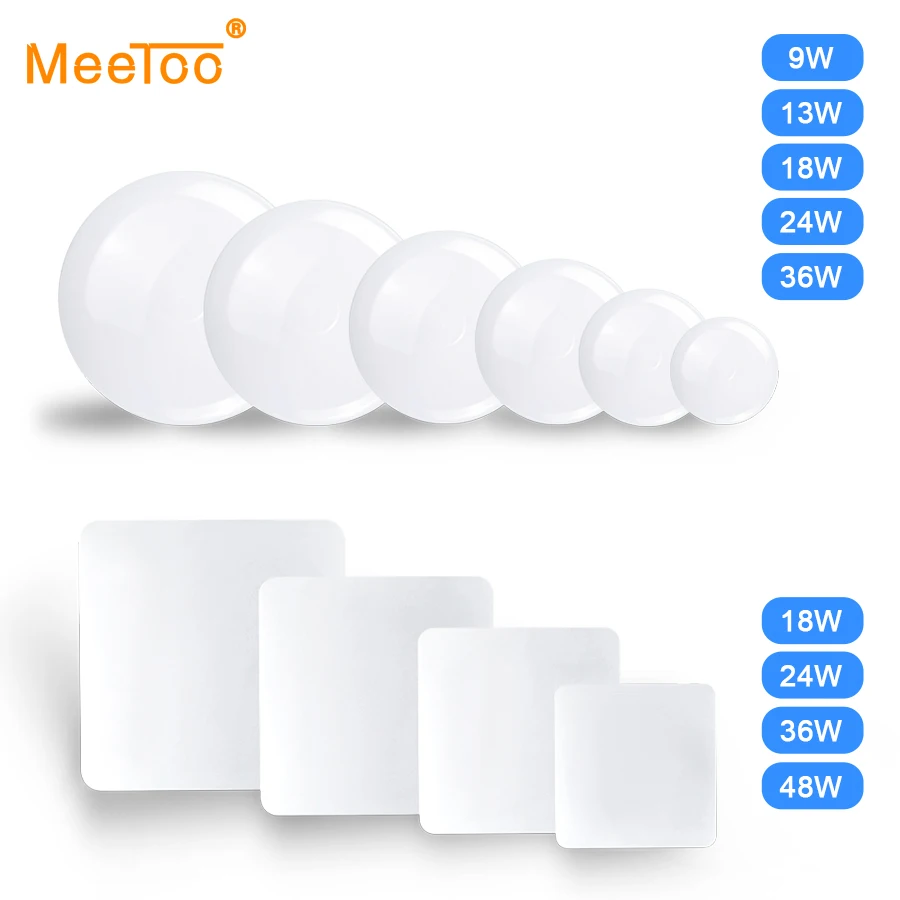 Modern LED Ceiling Lamp Light Fixtures Round Square Panel LED Luminaire for Living Room Bathroom Bedroom Kitchen Foyer Lights
Modern LED Ceiling Lamp Light Fixtures Round Square Panel LED Luminaire for Living Room Bathroom Bedroom Kitchen Foyer Lights