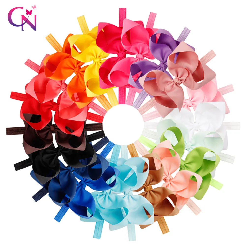 20 Pcs/lot 6" Large Hair Bows for Baby Girls Nylon Headbands Photograph Grosgrain Ribbon Hairbows Hairband Kids Hair Accessories
20 Pcs/lot 6" Large Hair Bows for Baby Girls Nylon Headbands Photograph Grosgrain Ribbon Hairbows Hairband Kids Hair Accessories