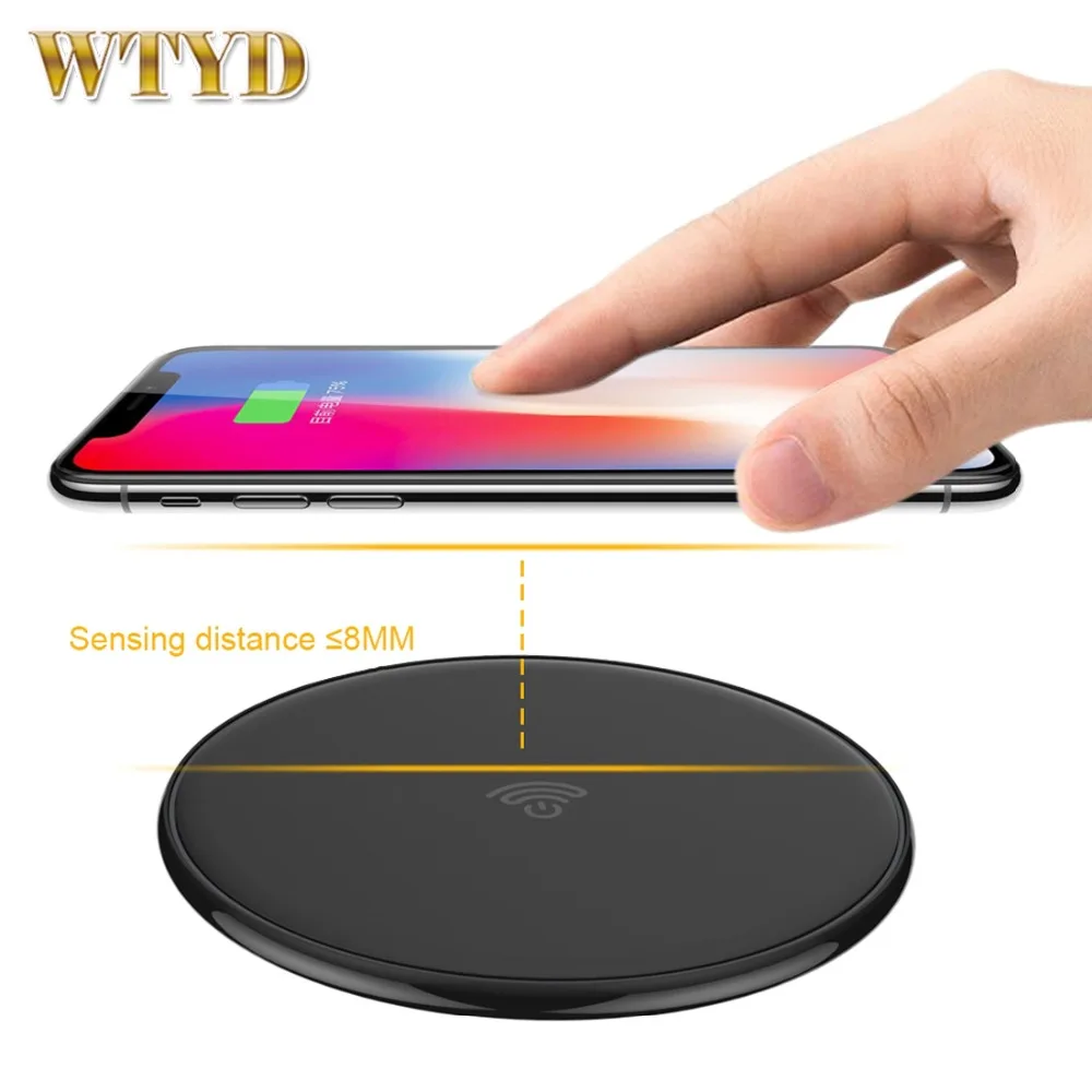 HAMTOD 10W (Max) Round Qi Standard Wireless Charger Support Fast Charging For iPhone For Galaxy and Other Standard Phone
HAMTOD 10W (Max) Round Qi Standard Wireless Charger Support Fast Charging For iPhone For Galaxy and Other Standard Phone
