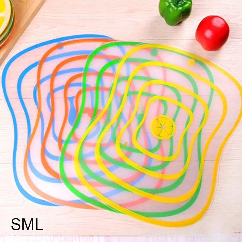 New 4 Pcs Plastic Chopping Board Cooking Block Antibacterial Non-slip Cutting Mat Kitchen Tools SF66
New 4 Pcs Plastic Chopping Board Cooking Block Antibacterial Non-slip Cutting Mat Kitchen Tools SF66