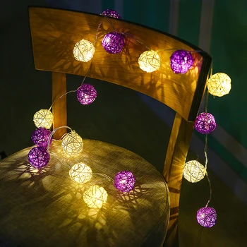 5M 20Led Battery String Light Christmas Rattan Ball Lantern fairy lights Wedding Decor Curtain Decoration for Home Garland
5M 20Led Battery String Light Christmas Rattan Ball Lantern fairy lights Wedding Decor Curtain Decoration for Home Garland