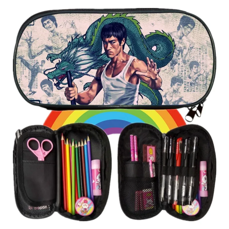 2018 New Arrivals Printing Kungfu Star Bruce Lee Boys Coin Purses Bag for School Children Student Pen Bag for Kids Pencil Case
2018 New Arrivals Printing Kungfu Star Bruce Lee Boys Coin Purses Bag for School Children Student Pen Bag for Kids Pencil Case