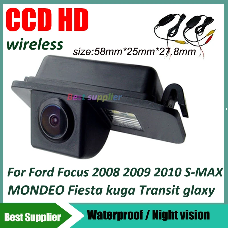 Wireless CCD HD Car rear view camera for Ford Focus 2008 2009 2010 S-MAX MONDEO Fiesta kuga Transit glaxy Car reverse camera
Wireless CCD HD Car rear view camera for Ford Focus 2008 2009 2010 S-MAX MONDEO Fiesta kuga Transit glaxy Car reverse camera