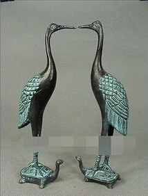 Antique bronze Pure Copper Brass CHINESE crafts decor ation Asian par de guindaste coroado esculpido & Tortoise Bronze Statue
Antique bronze Pure Copper Brass CHINESE crafts decor ation Asian par de guindaste coroado esculpido & Tortoise Bronze Statue