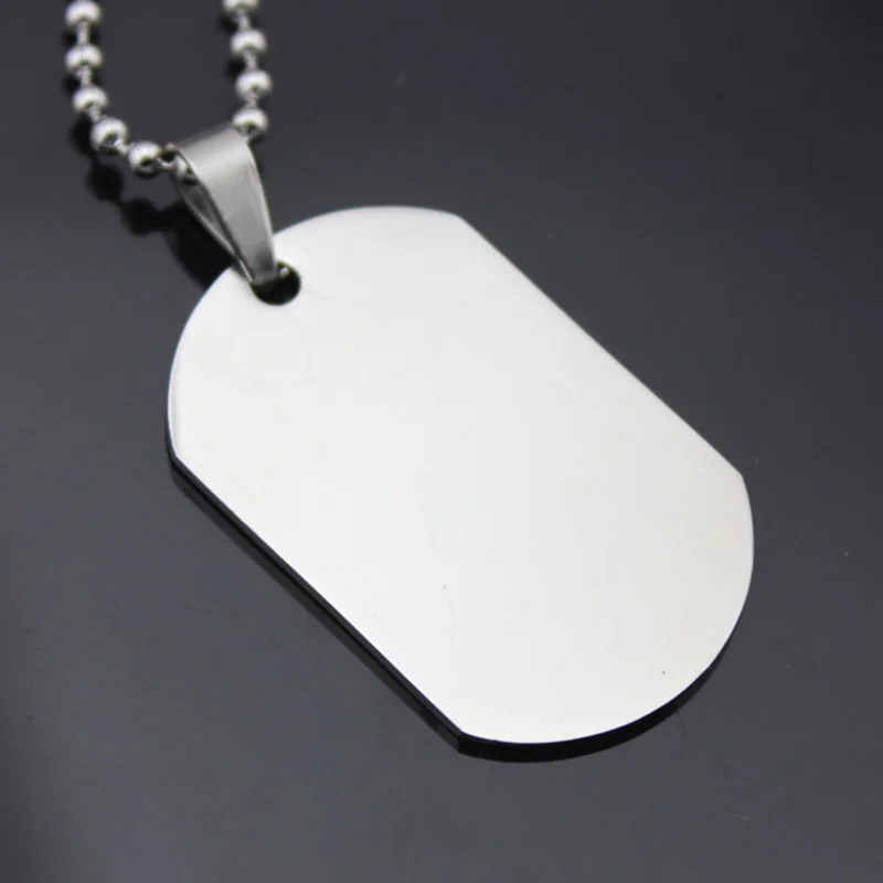 10 piece/lot Men Necklaces Stainless Steel Dog Tag Charm Pendant Bead Chain Necklace Women Silver Choker Fashion Jewelry
10 piece/lot Men Necklaces Stainless Steel Dog Tag Charm Pendant Bead Chain Necklace Women Silver Choker Fashion Jewelry