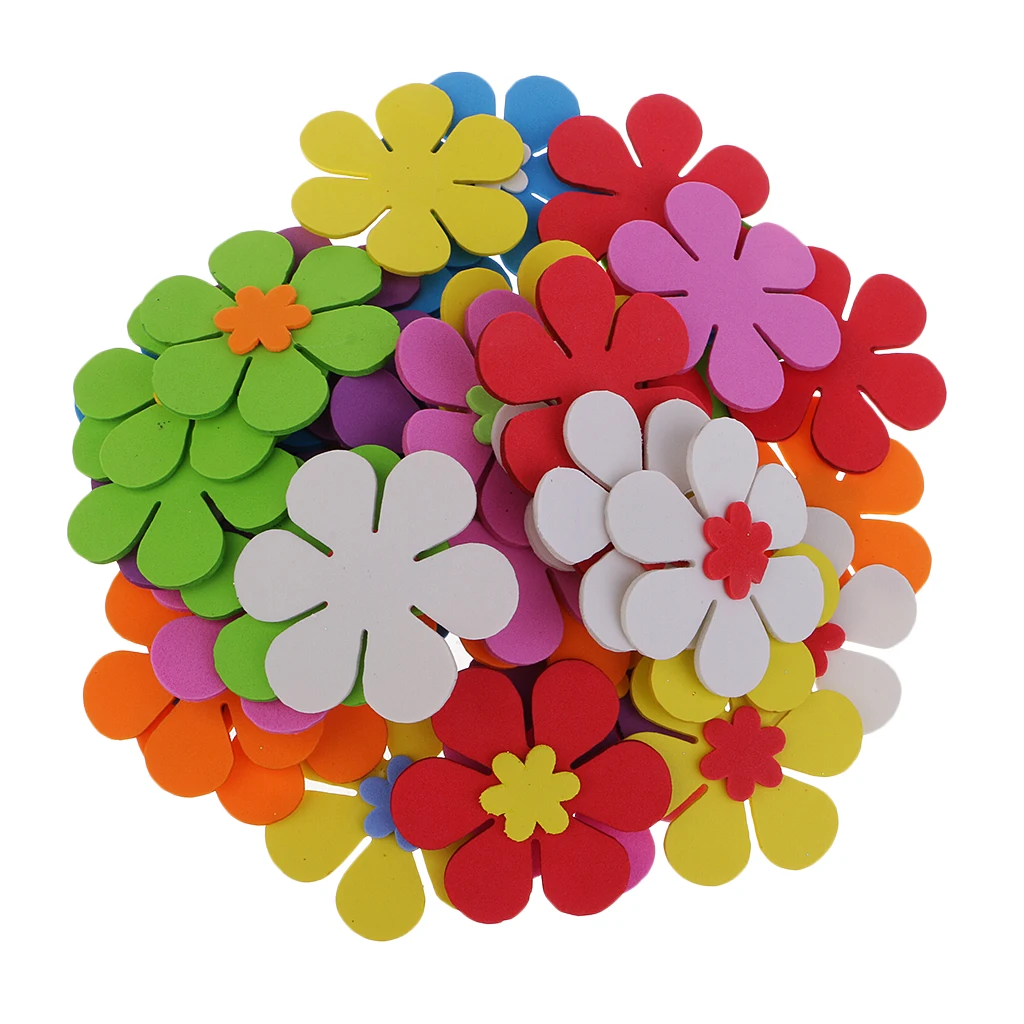 40pcs Mixed flowers shapes foam stickers,Kindergarten ornament,home wall decals, kids diy scrapbook card making art crafts
40pcs Mixed flowers shapes foam stickers,Kindergarten ornament,home wall decals, kids diy scrapbook card making art crafts