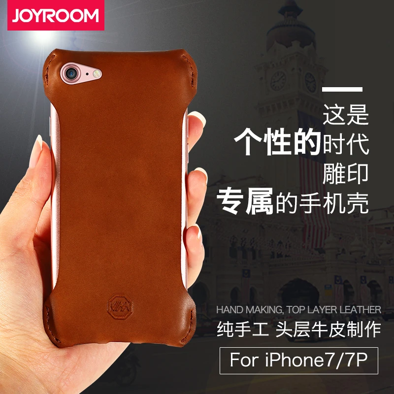 JOYROOM new Mustang phone cover mobile phone shell handmade leather font b case b font FOR