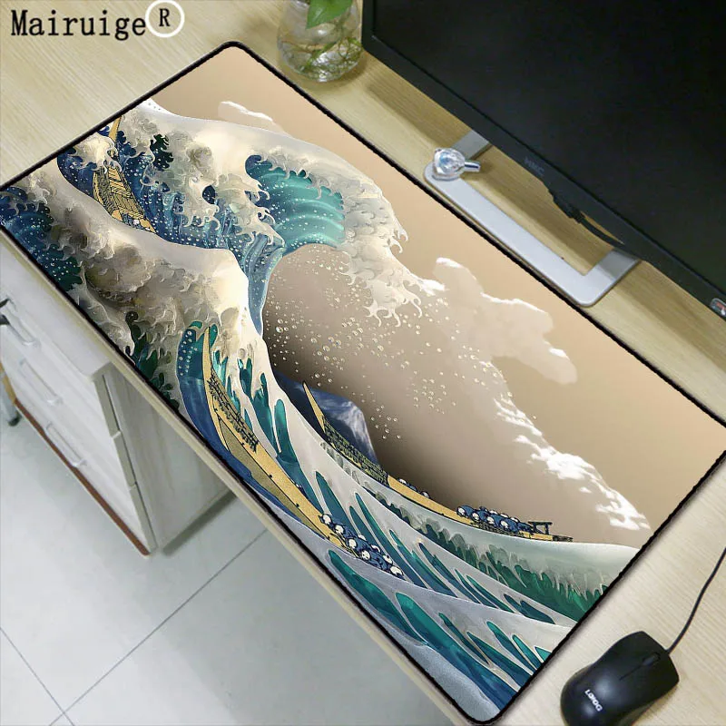 Laumans Great Wave Large Gaming Mouse Pad Gamer Locking Edge Keyboard Mouse Mat Gaming Desk Mousepad for CS GO LOL Dota Game
Laumans Great Wave Large Gaming Mouse Pad Gamer Locking Edge Keyboard Mouse Mat Gaming Desk Mousepad for CS GO LOL Dota Game