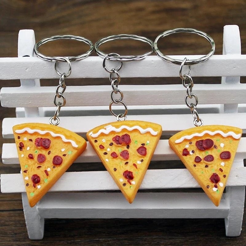 Cute Pizza Keyring Keychain Key Chain Fashion Key Ring Gifts Resin Funny Pendant Key Ring For Men Women
Cute Pizza Keyring Keychain Key Chain Fashion Key Ring Gifts Resin Funny Pendant Key Ring For Men Women