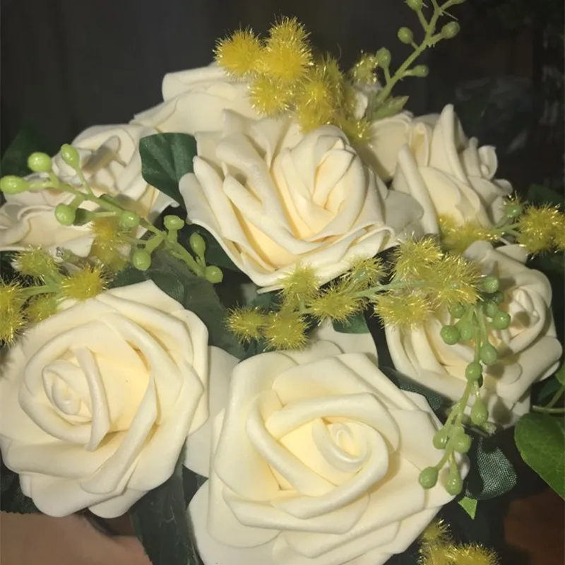 30 Heads 8CM PE Foam Rose Flower DIY Wedding Bride Bouquet Artificial Pe Foam Rose Wreath Handmade Home Decor Rose Flowers 75Z
30 Heads 8CM PE Foam Rose Flower DIY Wedding Bride Bouquet Artificial Pe Foam Rose Wreath Handmade Home Decor Rose Flowers 75Z