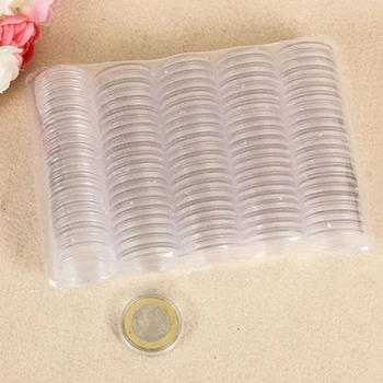 100pcs 27mm Clear Coin Storage Box Round Plastic Coin Capsules Containers Coin Protector Case Coin Collection Holder Boxes
100pcs 27mm Clear Coin Storage Box Round Plastic Coin Capsules Containers Coin Protector Case Coin Collection Holder Boxes