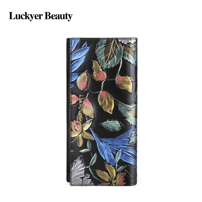 LUCKYER BEAUTY luxury leather womens wallets and purses small long zipper Simple fashion
LUCKYER BEAUTY luxury leather womens wallets and purses small long zipper Simple fashion