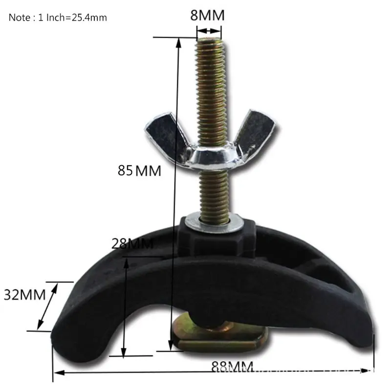 85mm Bow Plate Sets CNC Engraving Machine Parts Pressure Plate Clamp Fixture for T-slot working table
85mm Bow Plate Sets CNC Engraving Machine Parts Pressure Plate Clamp Fixture for T-slot working table