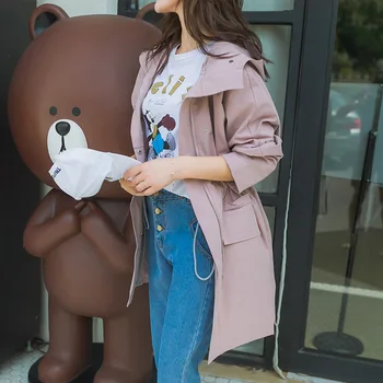 Hchenli Brand 2018 Women Long Jacket Blue Pink Light Blue Jacket With Cap Drawstring Long Sleeve Outerwear
Hchenli Brand 2018 Women Long Jacket Blue Pink Light Blue Jacket With Cap Drawstring Long Sleeve Outerwear