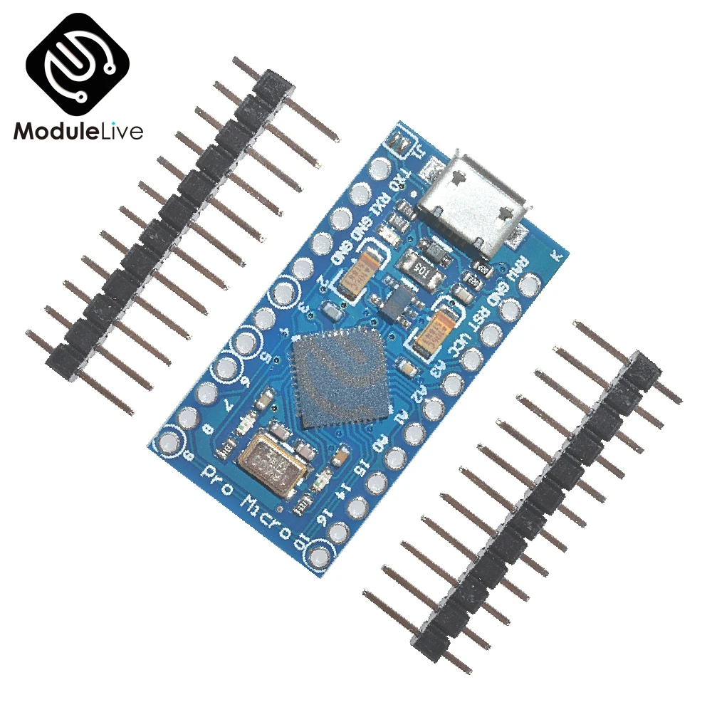 1Pcs 3.3V Pro Micro For Arduino ATmega32U4 Controller Micro USB 3.3 16MHz Atmega32U4 Board Module Repalce ATmega328 Pro Mini
1Pcs 3.3V Pro Micro For Arduino ATmega32U4 Controller Micro USB 3.3 16MHz Atmega32U4 Board Module Repalce ATmega328 Pro Mini