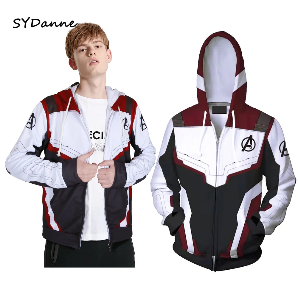 Avengers Endgame Quantum Realm Sweatshirt Jacket Advanced Tech Hoodie Cosplay Costumes Captain America T Shirt Pants Men Women
Avengers Endgame Quantum Realm Sweatshirt Jacket Advanced Tech Hoodie Cosplay Costumes Captain America T Shirt Pants Men Women