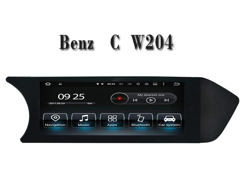 Android 8 0 автомобильный мультимедийный плеер для Mercedes Benz C Class W204 2011 2012 2013 2014 с GPS