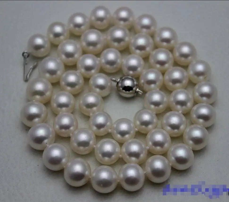 FREE SHIPPING HOT sell new Style >>>>White freshwater pearl necklace 9-10mm beauty "Handmade"Alloy 17.5
FREE SHIPPING HOT sell new Style >>>>White freshwater pearl necklace 9-10mm beauty "Handmade"Alloy 17.5