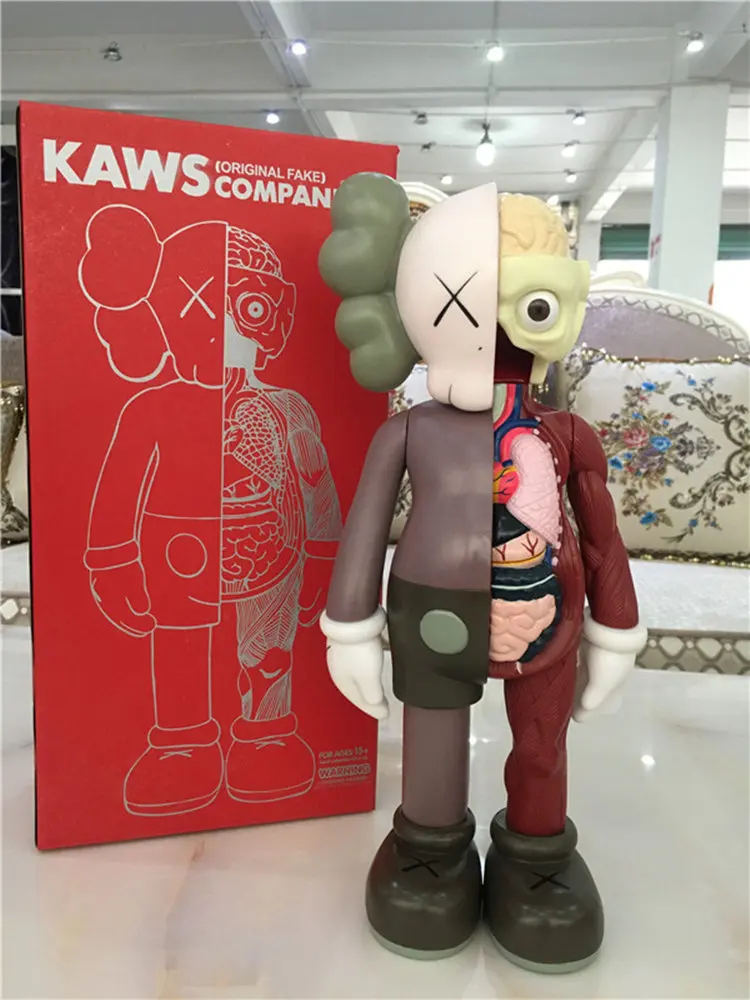 Best Quality 16 Inch Originalfake KAWS Dissected Companion Figure With