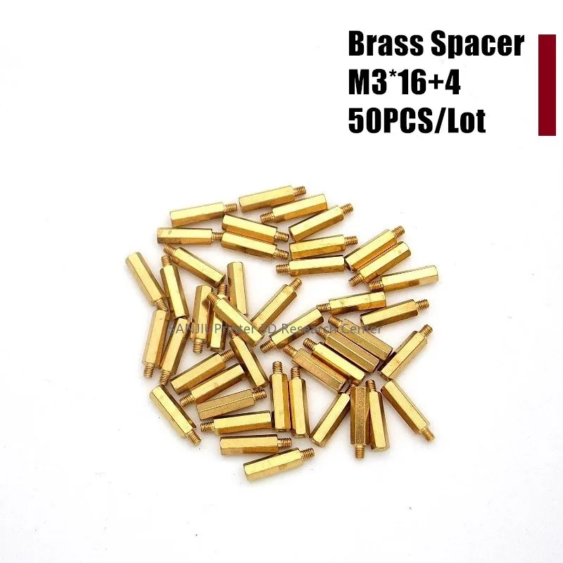 Hot! 50PCS/Set 3D Printer Motor Spacer M3*16+4 UM2+ Extended + UM2 Motor Panel Spacer Brass Standoff Spacer Wholesale!!!
Hot! 50PCS/Set 3D Printer Motor Spacer M3*16+4 UM2+ Extended + UM2 Motor Panel Spacer Brass Standoff Spacer Wholesale!!!