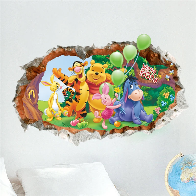 Winnie Pooh Wall Stickers Nursery kids children baby Bedroom pvc 3d effect wall Art Decal Decor
Winnie Pooh Wall Stickers Nursery kids children baby Bedroom pvc 3d effect wall Art Decal Decor