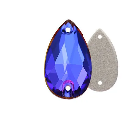 New K9 Flatback glass double hole crystal sew on rhinestones Teardrop 17x28MM Flat buckle diy clothing accessories
New K9 Flatback glass double hole crystal sew on rhinestones Teardrop 17x28MM Flat buckle diy clothing accessories