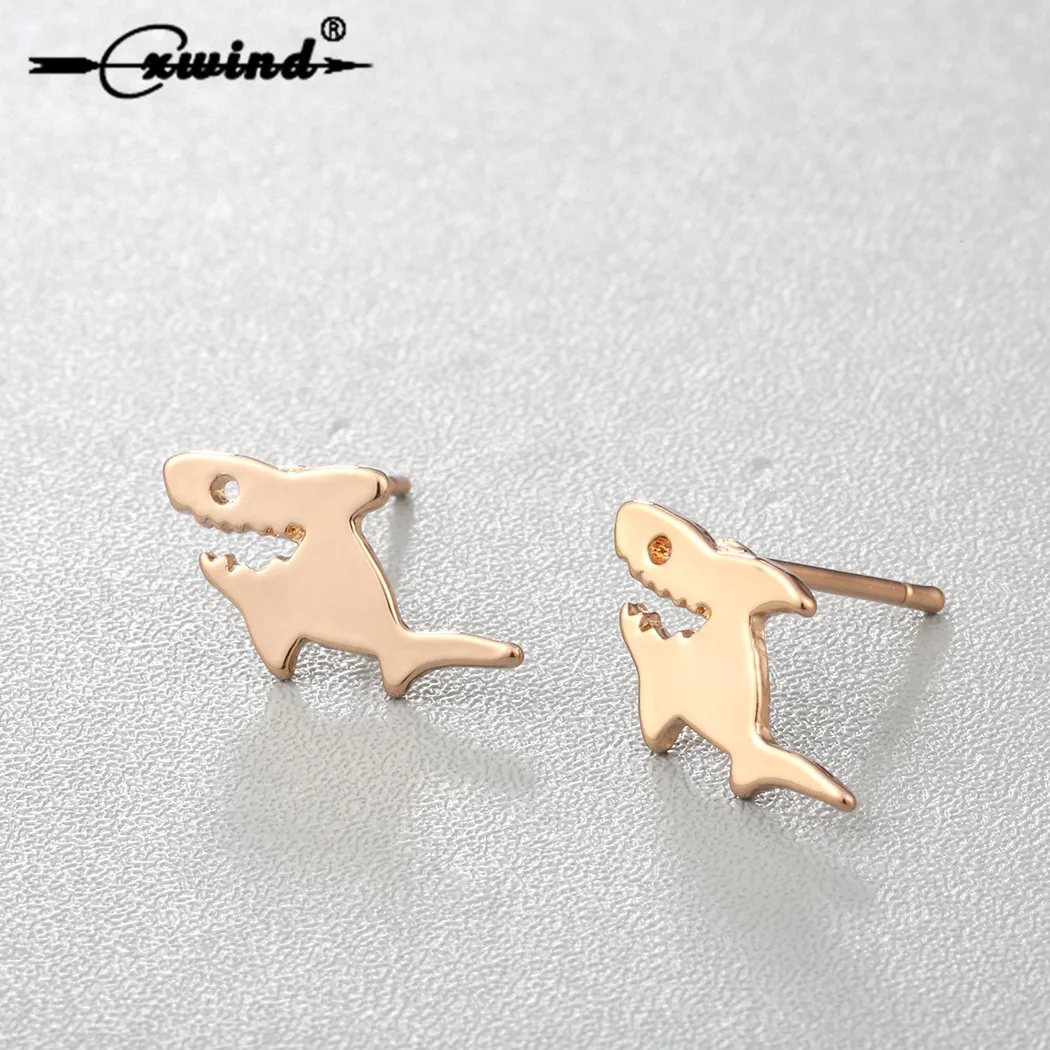 Cxwind Terrible Shark Stud Earrings For Women Girl Kid Brincos Ear Jewelry Fashion Killer of Ocean Fish Earring Jewelry 2018
Cxwind Terrible Shark Stud Earrings For Women Girl Kid Brincos Ear Jewelry Fashion Killer of Ocean Fish Earring Jewelry 2018