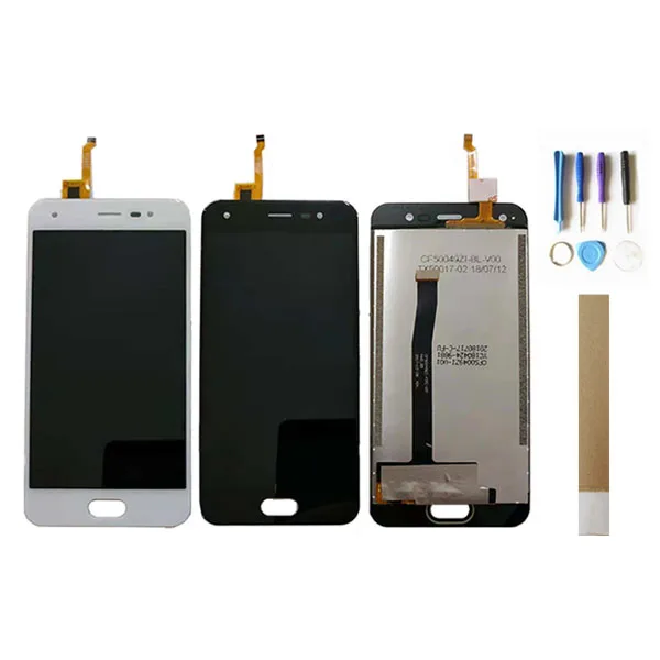 

5.0 Inch For BQ Mobile BQ5012L Rich BQ 5012L BQ-5012L LCD Display+Touch Screen Digitizer Assembly White Black With Tools Tape