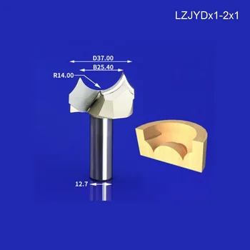 1pc Pearl Gold Round Over Bit CNC Engraving Router Bit Mill Cutter Shank 1/2*1 (25.4mm)
1pc Pearl Gold Round Over Bit CNC Engraving Router Bit Mill Cutter Shank 1/2*1 (25.4mm)