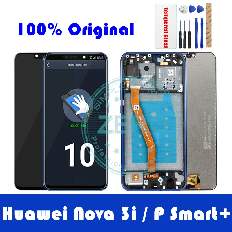 Original For Huawei P Smart+ / Nova 3i LCD Display 10 Point Touch Screen For P Smart Plus 2018 LCD Digitizer Repair Spare Parts
Original For Huawei P Smart+ / Nova 3i LCD Display 10 Point Touch Screen For P Smart Plus 2018 LCD Digitizer Repair Spare Parts