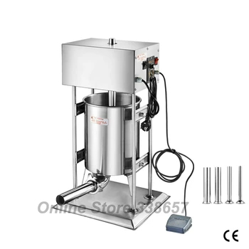 220V/ 110V 15L commercial sausage stuffer extruder filler machine sausage maker
220V/ 110V 15L commercial sausage stuffer extruder filler machine sausage maker