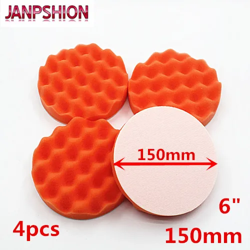 JANPSHION 4PC 150mm wave sponge Car Polisher Buffer pads Gross Polishing Buffing Pad 6" Clean waxing Auto paint maintenance care
JANPSHION 4PC 150mm wave sponge Car Polisher Buffer pads Gross Polishing Buffing Pad 6" Clean waxing Auto paint maintenance care
