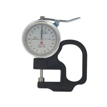 

SHANG SHEN Mechincal Thickness Meter 0-1mm (0.001mm) Dial Thickness Gauge For Paper,Film,Adhesive Tape, Fabric