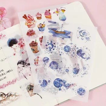 27 pack/lot Cartoon Retro Transparent Bullet Journal Decorative Stationery Stickers Scrapbooking DIY Diary Album Stick
27 pack/lot Cartoon Retro Transparent Bullet Journal Decorative Stationery Stickers Scrapbooking DIY Diary Album Stick