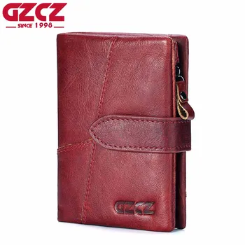 GZCZ Genuine Leather Women Wallet Female Clamp For Money Vintage Small Walet Zipper Design Portomonee Woman Vallets Mini Purse
GZCZ Genuine Leather Women Wallet Female Clamp For Money Vintage Small Walet Zipper Design Portomonee Woman Vallets Mini Purse