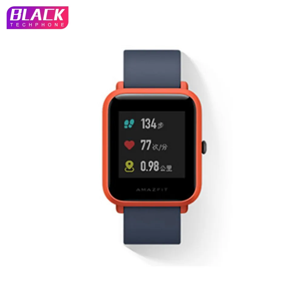 

English Version Smart Watch Xiaomi Amazfit Bip Huami Mi Pace Lite IP68 GPS Gloness Smartwatch Heart Rate 45 Days Standby