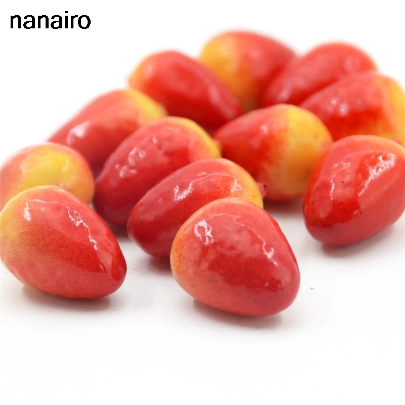 20Pcs Artificial Mini Bubble Strawberry Small Berry Family Dining Table Wedding Kitchen Garden Christmas Decoration Ornament
20Pcs Artificial Mini Bubble Strawberry Small Berry Family Dining Table Wedding Kitchen Garden Christmas Decoration Ornament