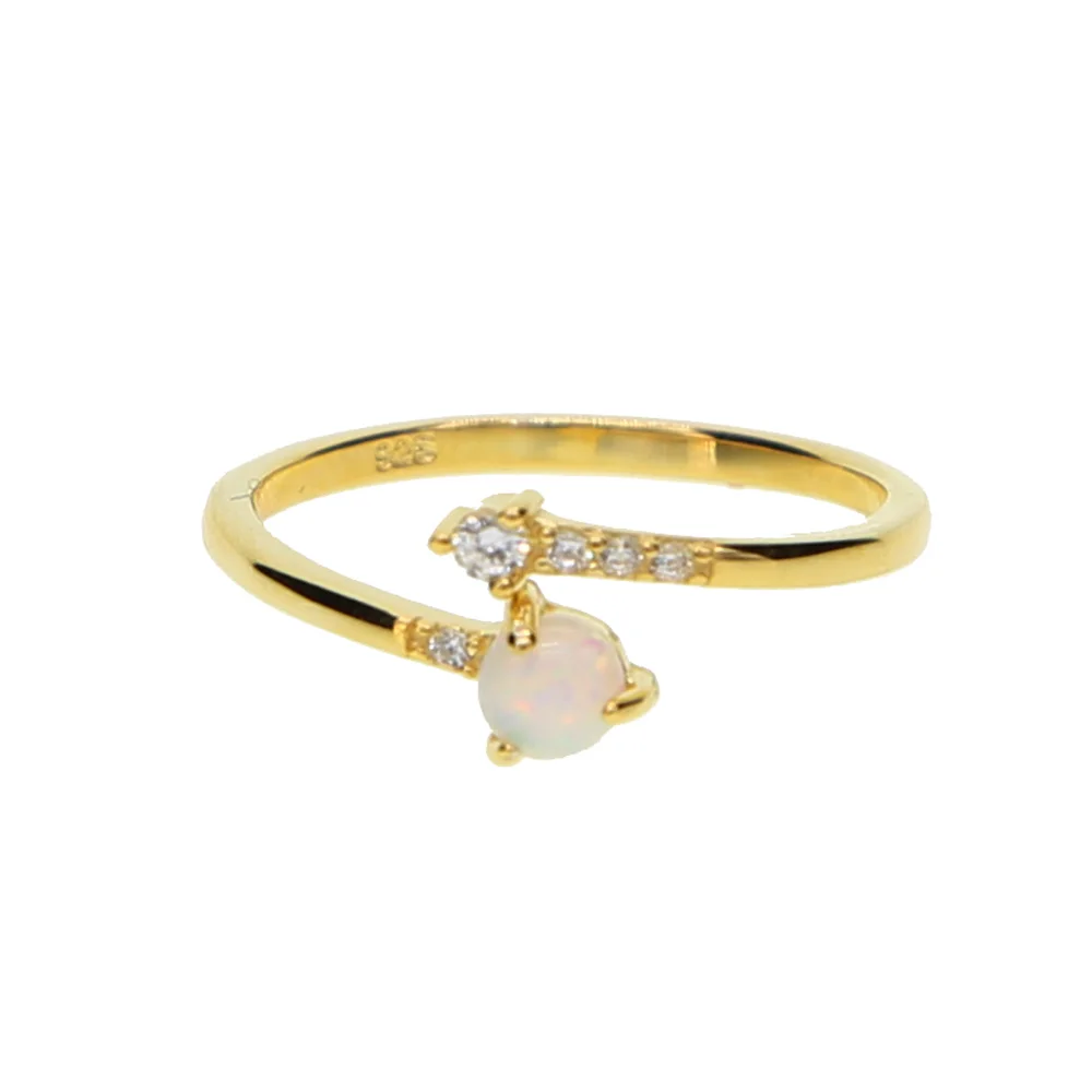 100% real 925 sterling silver love heart adjustable open opal ring Delicate Thin cz women gold finger Rings For Lady 2018 NEW
100% real 925 sterling silver love heart adjustable open opal ring Delicate Thin cz women gold finger Rings For Lady 2018 NEW
