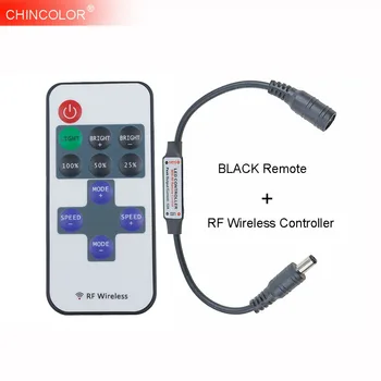Led Dimmer Controller + Mini RF Wireless Remote 11Key BLACK DC5V 12V 24V For 5630 5050 3528 Single Color Led Strip Light New JQ
Led Dimmer Controller + Mini RF Wireless Remote 11Key BLACK DC5V 12V 24V For 5630 5050 3528 Single Color Led Strip Light New JQ