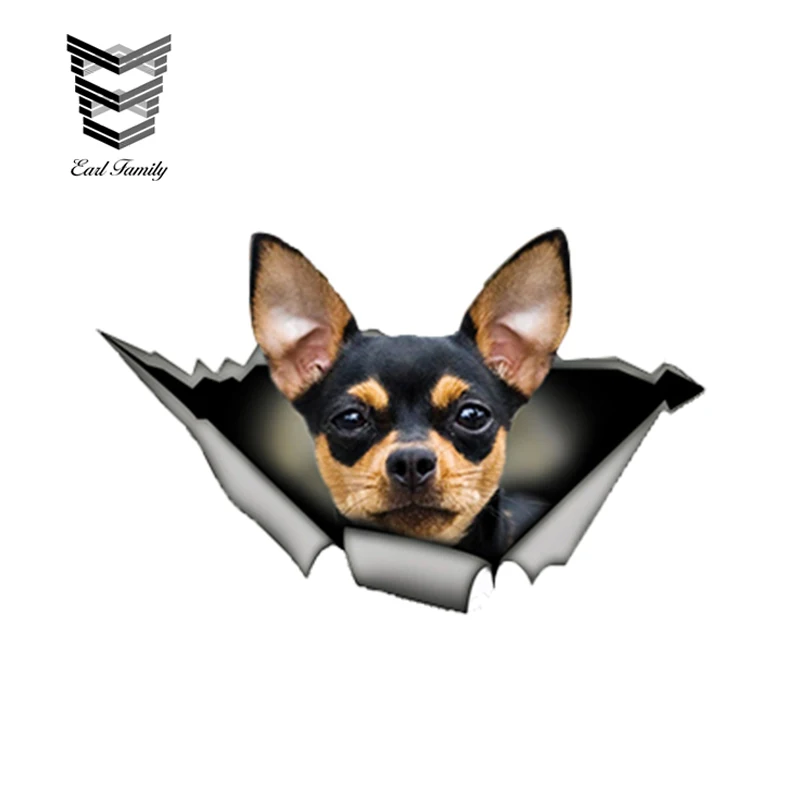 EARLFAMILY 13cm x 8.3cm Black and tan Chihuahua Vinyl Sticker Torn Metal Decal Reflective Stickers Waterproof Car Sticker Decals
EARLFAMILY 13cm x 8.3cm Black and tan Chihuahua Vinyl Sticker Torn Metal Decal Reflective Stickers Waterproof Car Sticker Decals