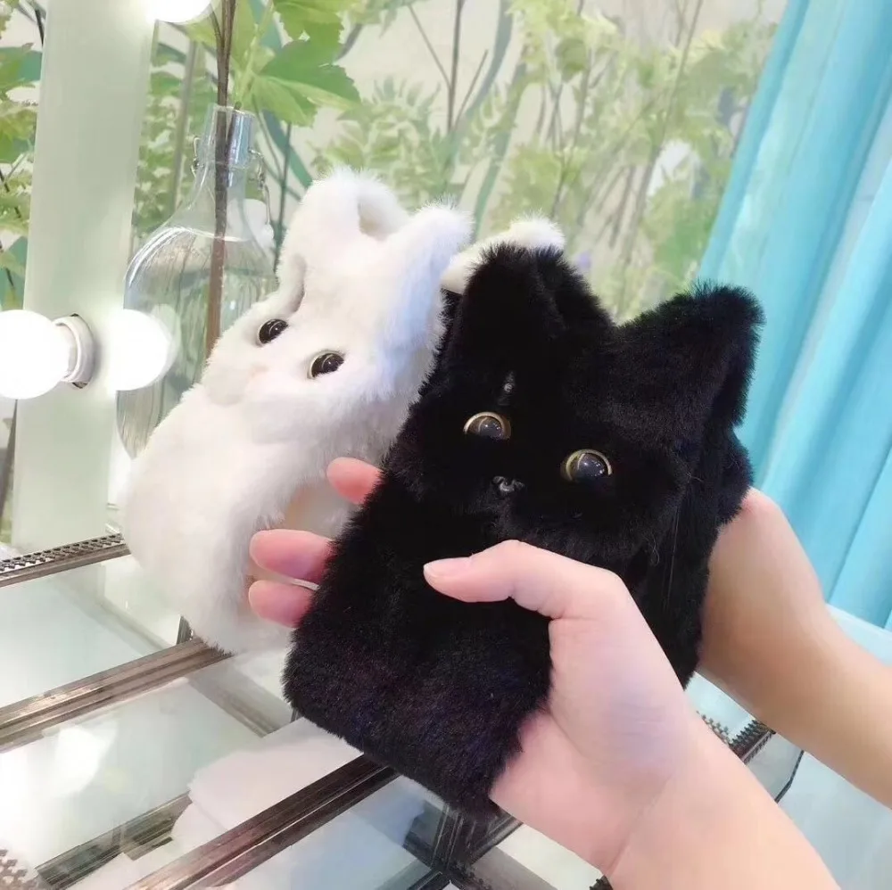 New Winter 3D Cat Fluffy Wrist strap phone case for iPhone X XS Max XR 11 Pro Fur Warm Cover for iPhone 8 plus 7 7plus 6/6s Plus
New Winter 3D Cat Fluffy Wrist strap phone case for iPhone X XS Max XR 11 Pro Fur Warm Cover for iPhone 8 plus 7 7plus 6/6s Plus