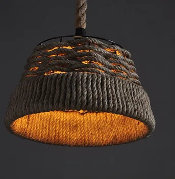 Vintage Personality Iron Rope Light Loft Style Art Head Made Hemp Rope Pendant Light Hotel Decoration Light D380MM Free Shipping
Vintage Personality Iron Rope Light Loft Style Art Head Made Hemp Rope Pendant Light Hotel Decoration Light D380MM Free Shipping
