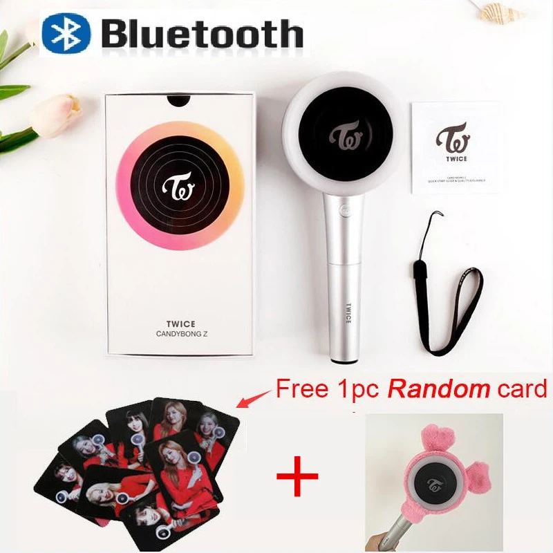 YOUPOP KPOP TWICE Ver.2 2019 New Bluetooth Light Stick CANDY BONG Z Concerts Album Glow Lamp Lightstick Free Gift Head Cover
YOUPOP KPOP TWICE Ver.2 2019 New Bluetooth Light Stick CANDY BONG Z Concerts Album Glow Lamp Lightstick Free Gift Head Cover
