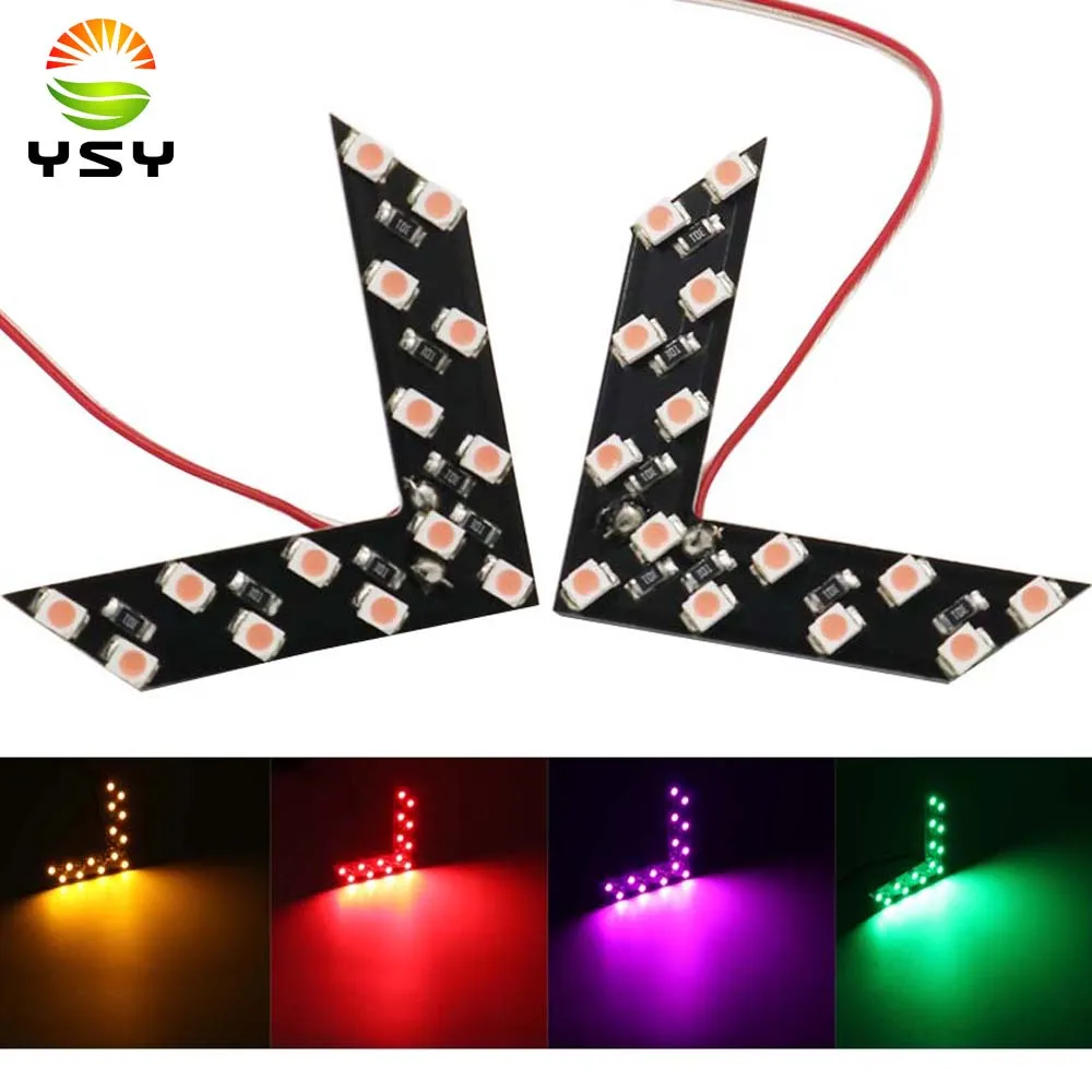 YSY 100PCS Car Styling 14 SMD LED Arrow Panel For Car Rear View Mirror Indicator Turn Signal Light Car led Parking DC12V Yellow
YSY 100PCS Car Styling 14 SMD LED Arrow Panel For Car Rear View Mirror Indicator Turn Signal Light Car led Parking DC12V Yellow