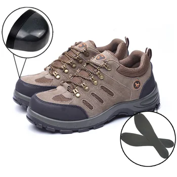 Summer Hiking Shoes Men's Breathable Steel Toe Cap Outdoor Non-slip Steel Puncture Waterproof Construction Sports Safety Shoes
Summer Hiking Shoes Men's Breathable Steel Toe Cap Outdoor Non-slip Steel Puncture Waterproof Construction Sports Safety Shoes