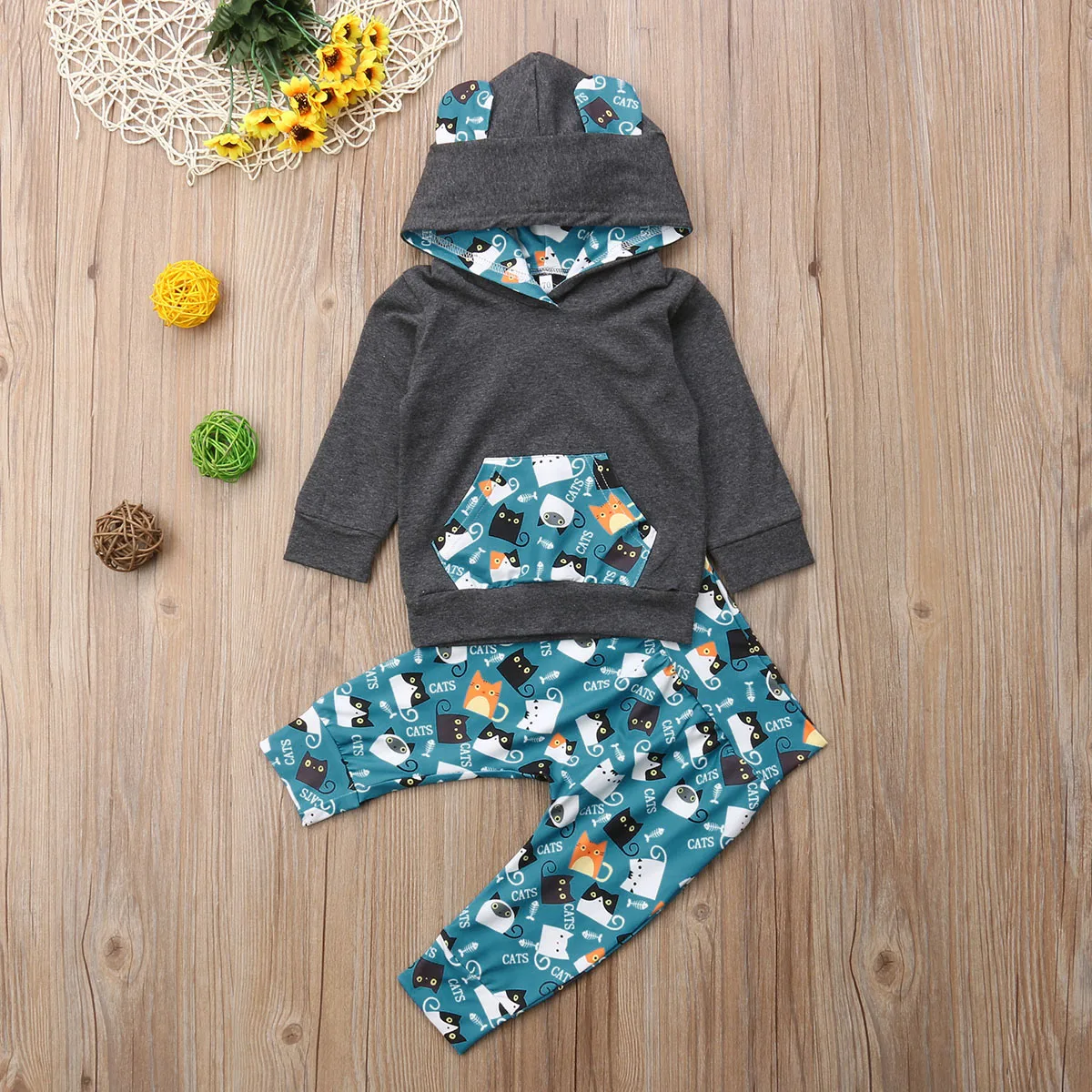 Fashion 2PCS Unisex Baby Set 0-24M USA Newborn Kid Baby Boy Girl Clothes Set Hooded Tops + Pants Outfits Tracksuit
Fashion 2PCS Unisex Baby Set 0-24M USA Newborn Kid Baby Boy Girl Clothes Set Hooded Tops + Pants Outfits Tracksuit